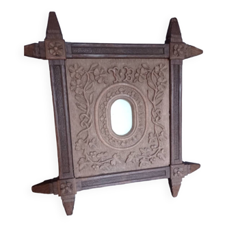Carved wooden frame