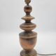 Vintage turned wooden lamp base