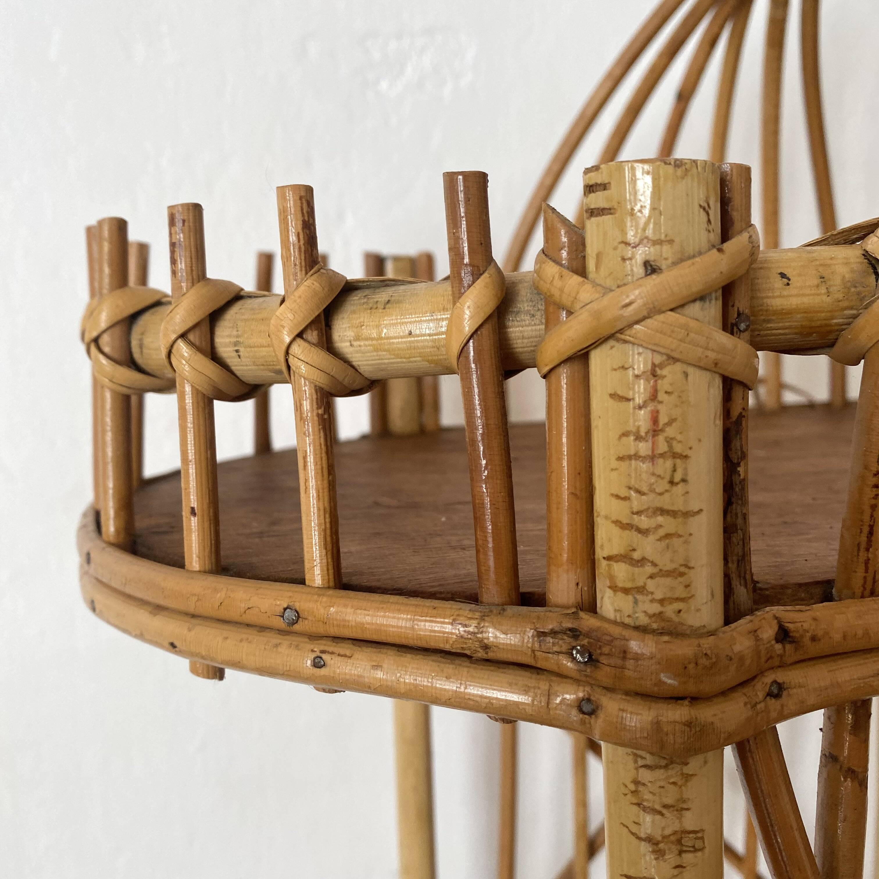 Rattan mini bar from the 60s-70s.