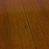 Large tulip table with wooden top by Eero Saarinen, Knoll International 1970s