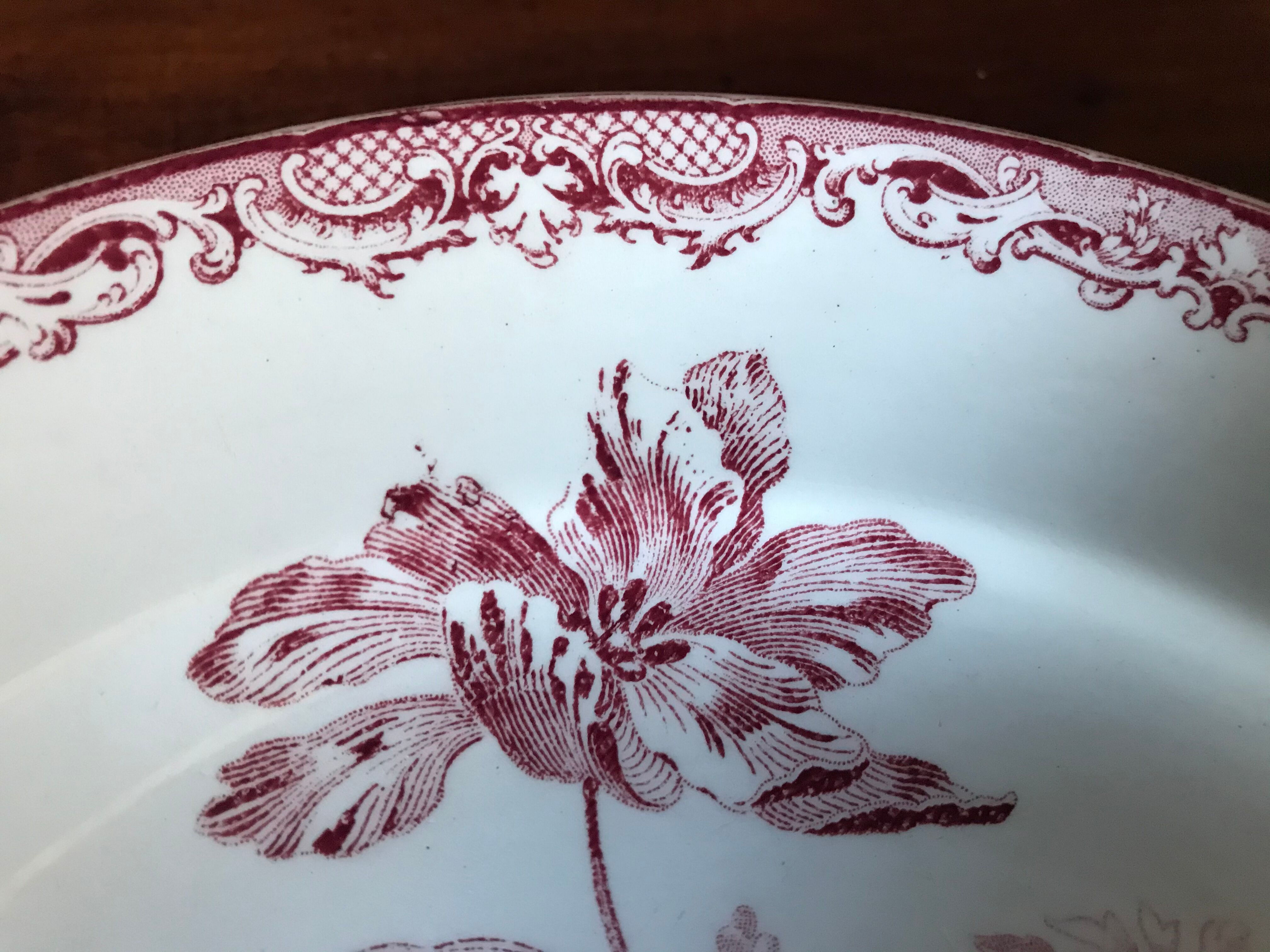 Sarreguemines compote dish