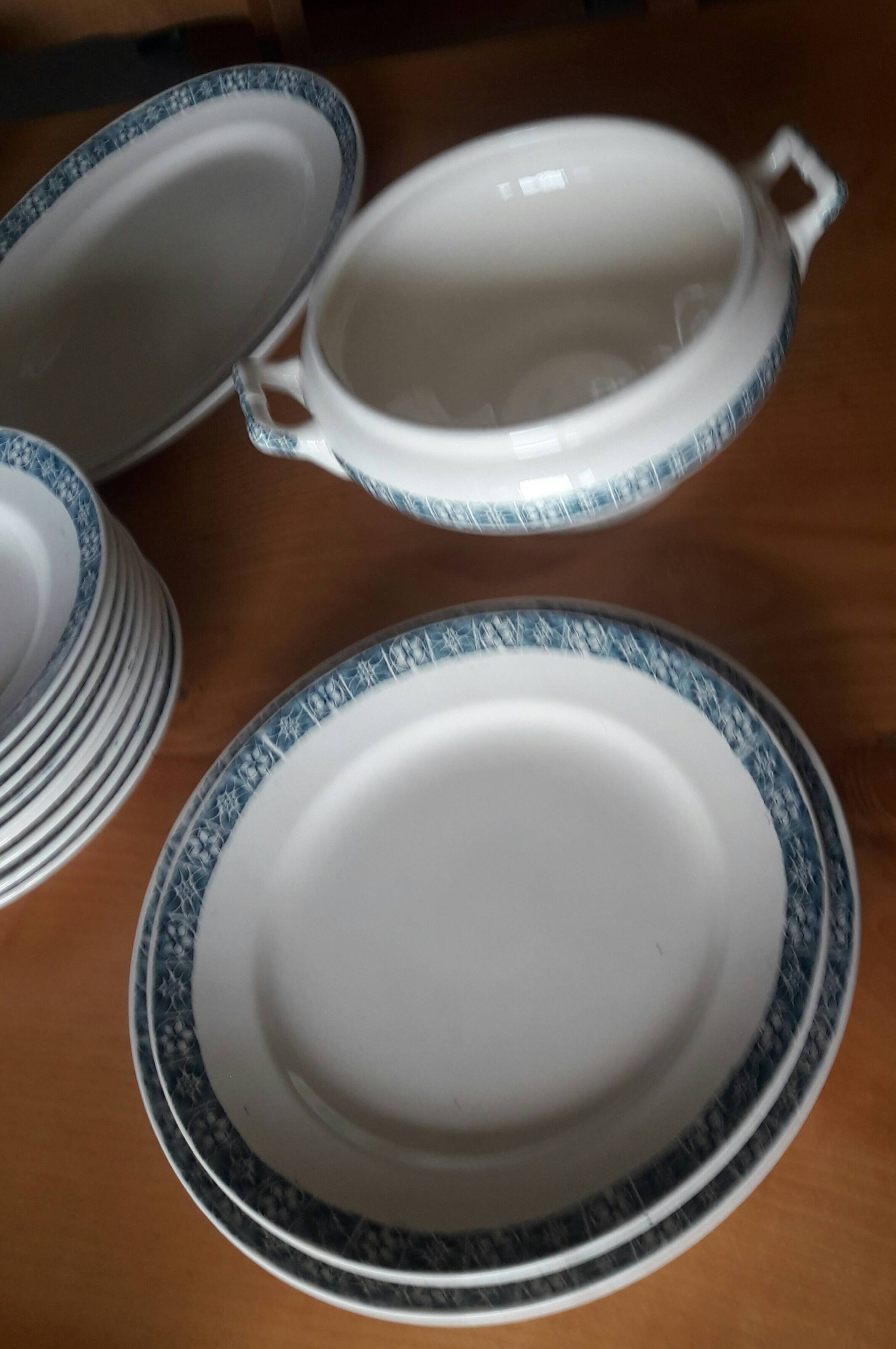Longchamp "René" Terre de Fer 9-person dinner service
