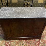 Louis Philippe period low sideboard in mahogany