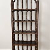 Vintage rattan shelf