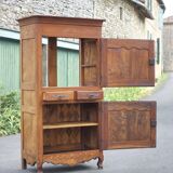 Old Vendée cabinet, bonnet maker, standing man, storage unit