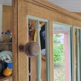 Antique vintage coat rack and umbrella stand on foot