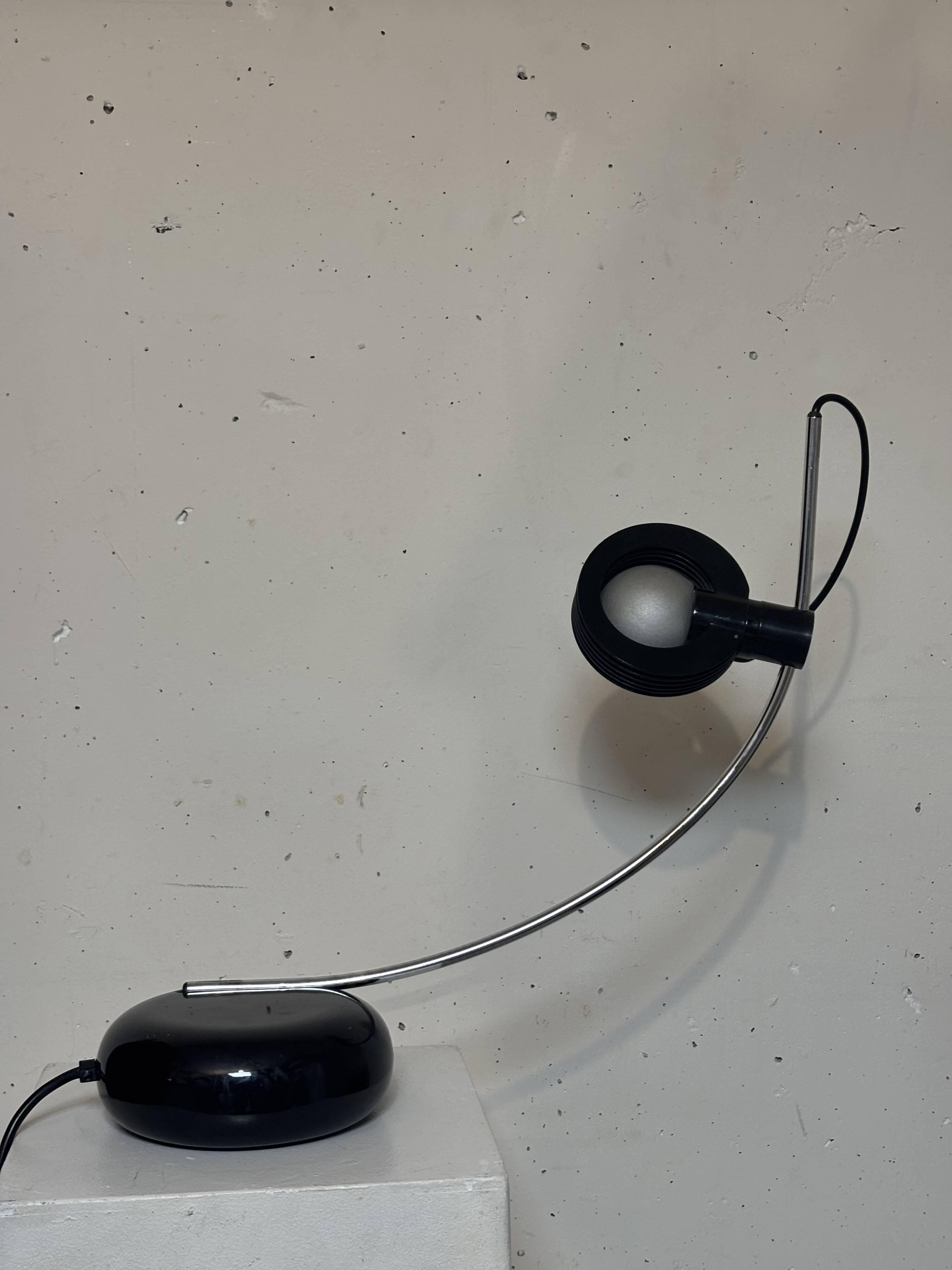 Desk Lamp, Metal and Steel, Bruno Gecchelin, Guzzini 1980