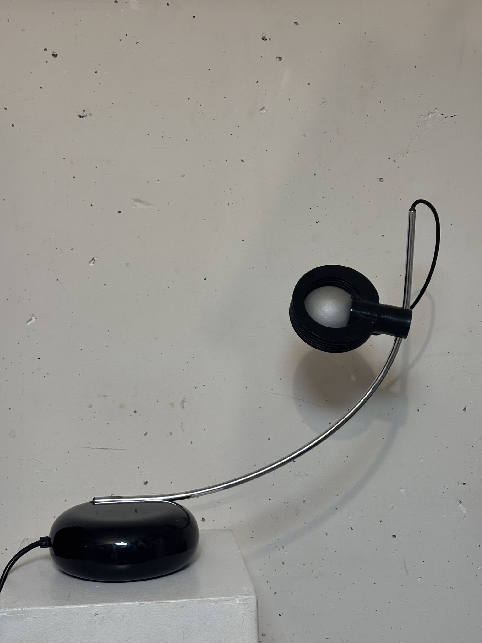 Desk Lamp, Metal and Steel, Bruno Gecchelin, Guzzini 1980
