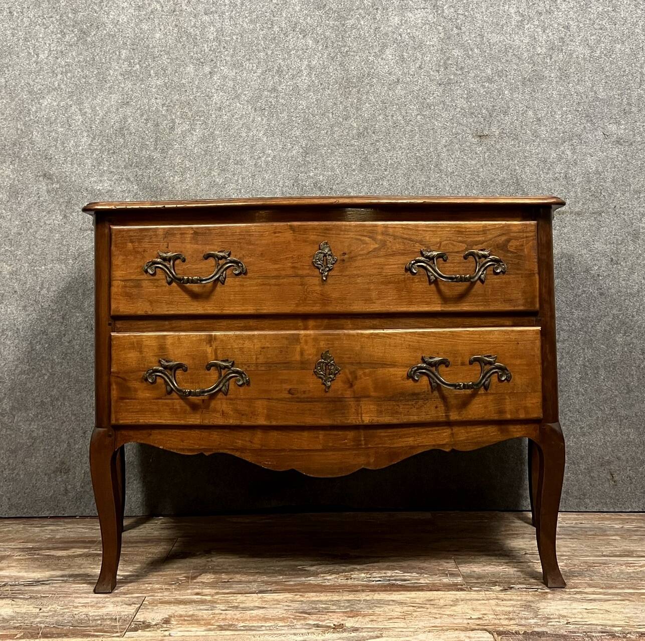 Louis XV style solid wood chest of drawers circa 1880
