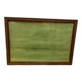 Carved wood photo frame