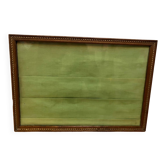 Carved wood photo frame