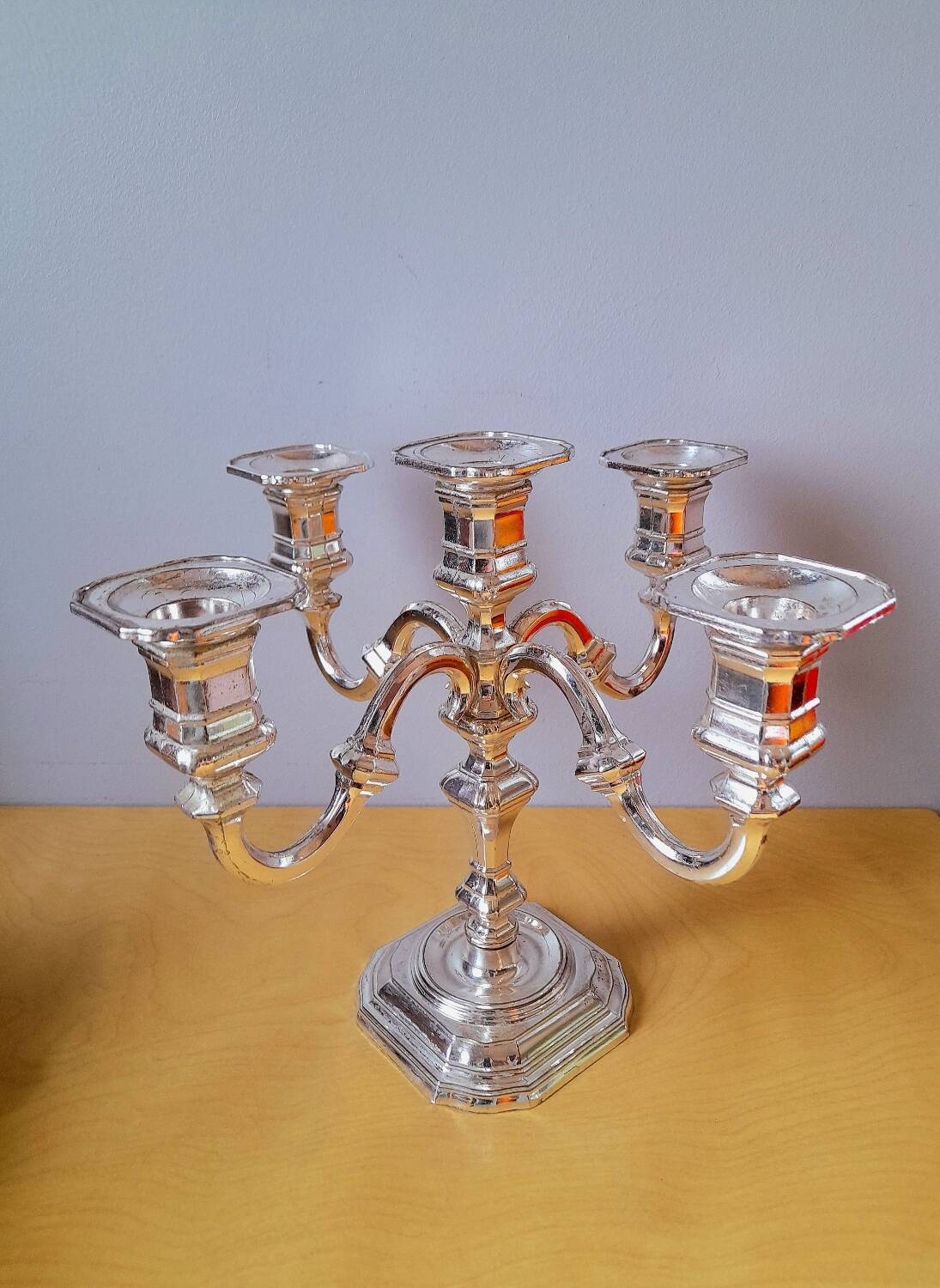 BMF 5-armed candlestick 1970