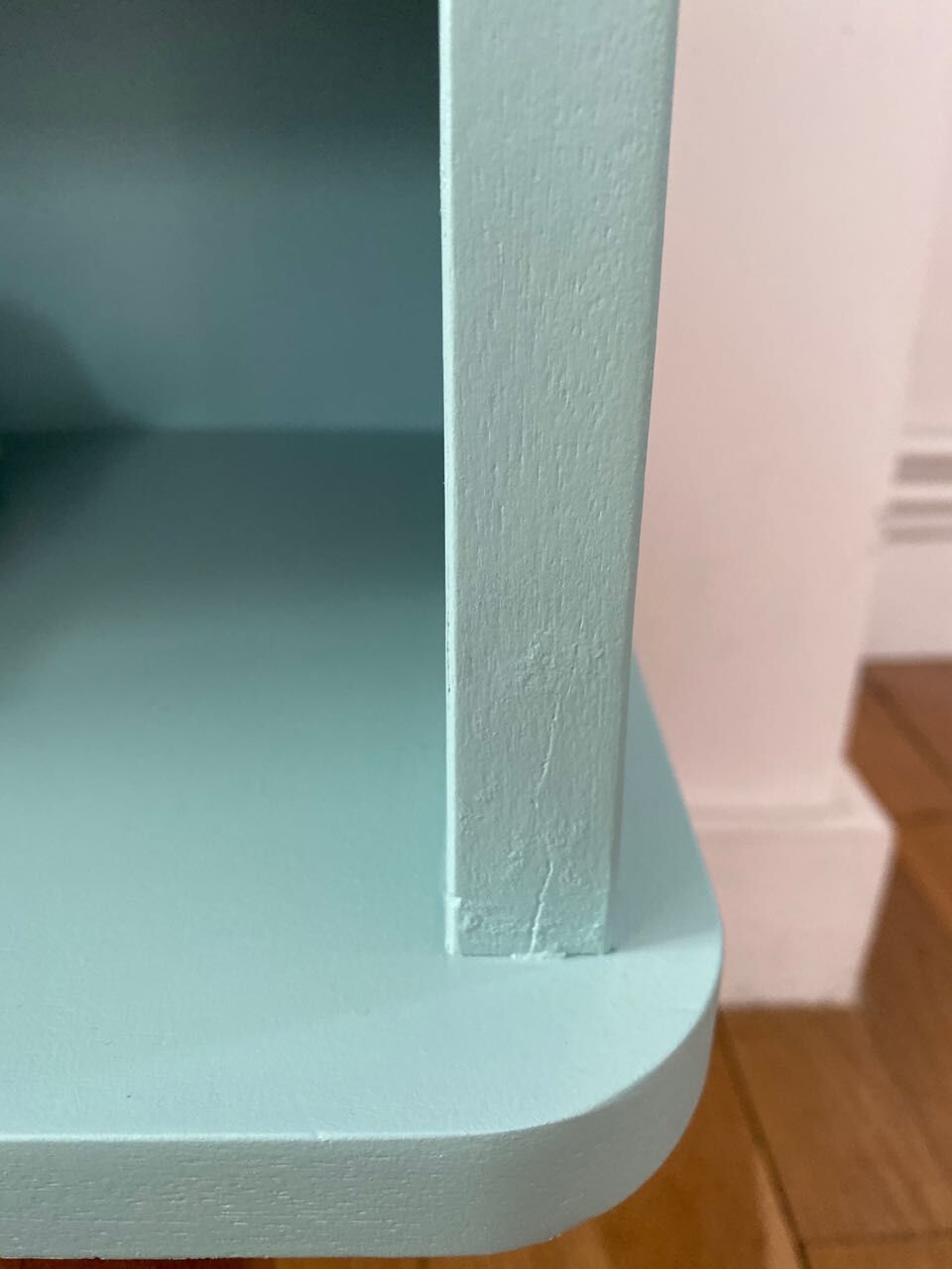 Retro green bedside table