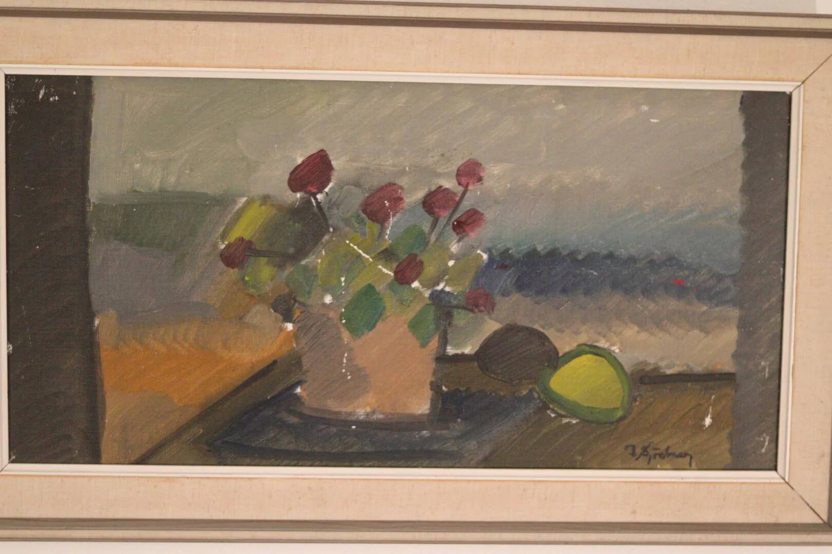 « Motif floral » par B. Sjööberg