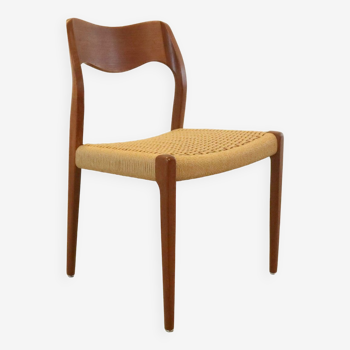 Dining chair Niels O Möller model 71 - new papercord