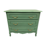 1970s chest of drawers restyled water green