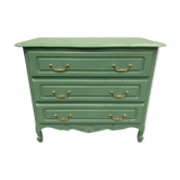 1970s chest of drawers restyled water green