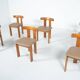 Mid-Century Modern Set of 6 Chairs by Luigi Vaghi, 1960s