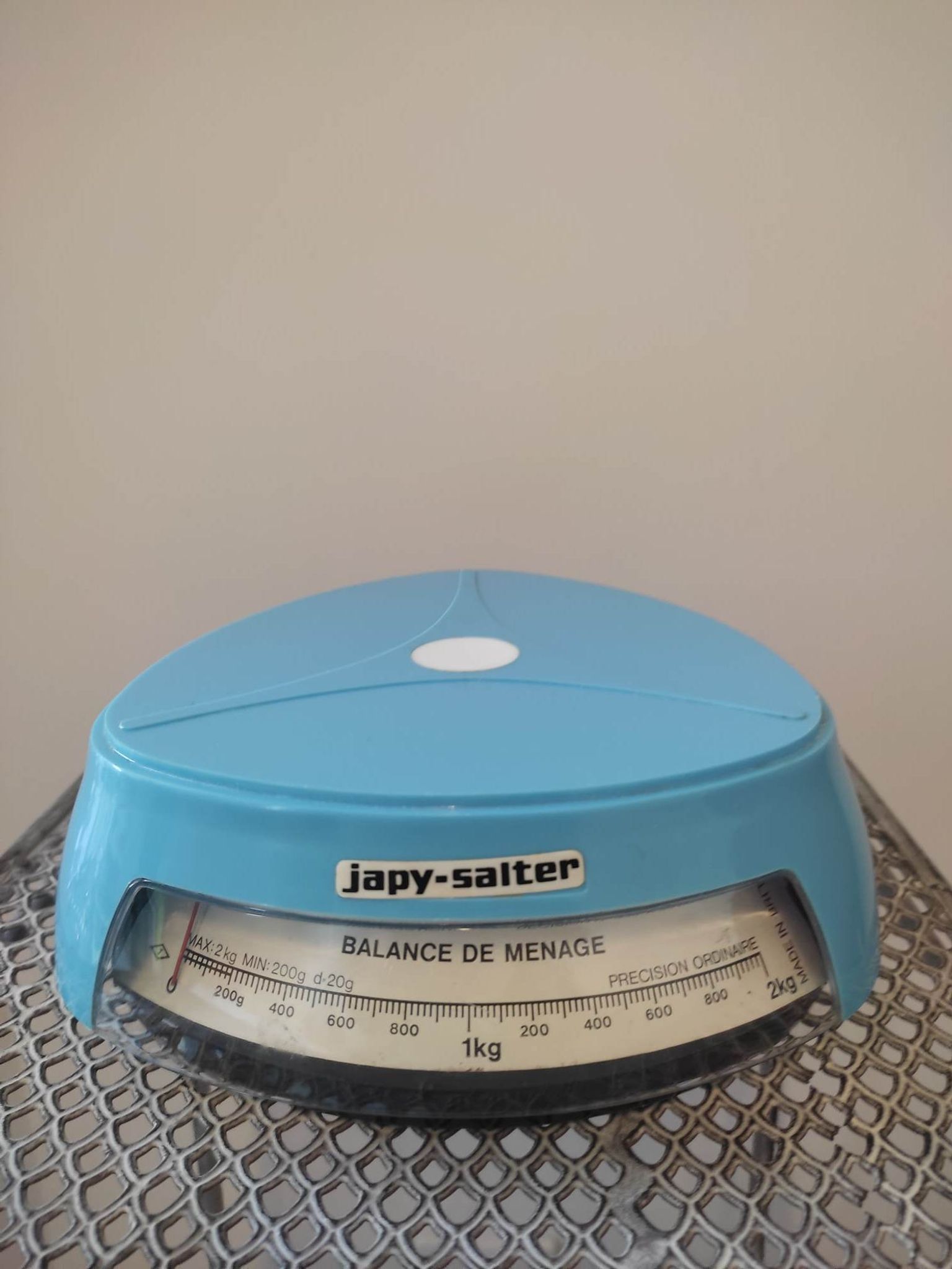 Vintage kitchen scale, 1970s. Japy salter, made in france aubervilliers.