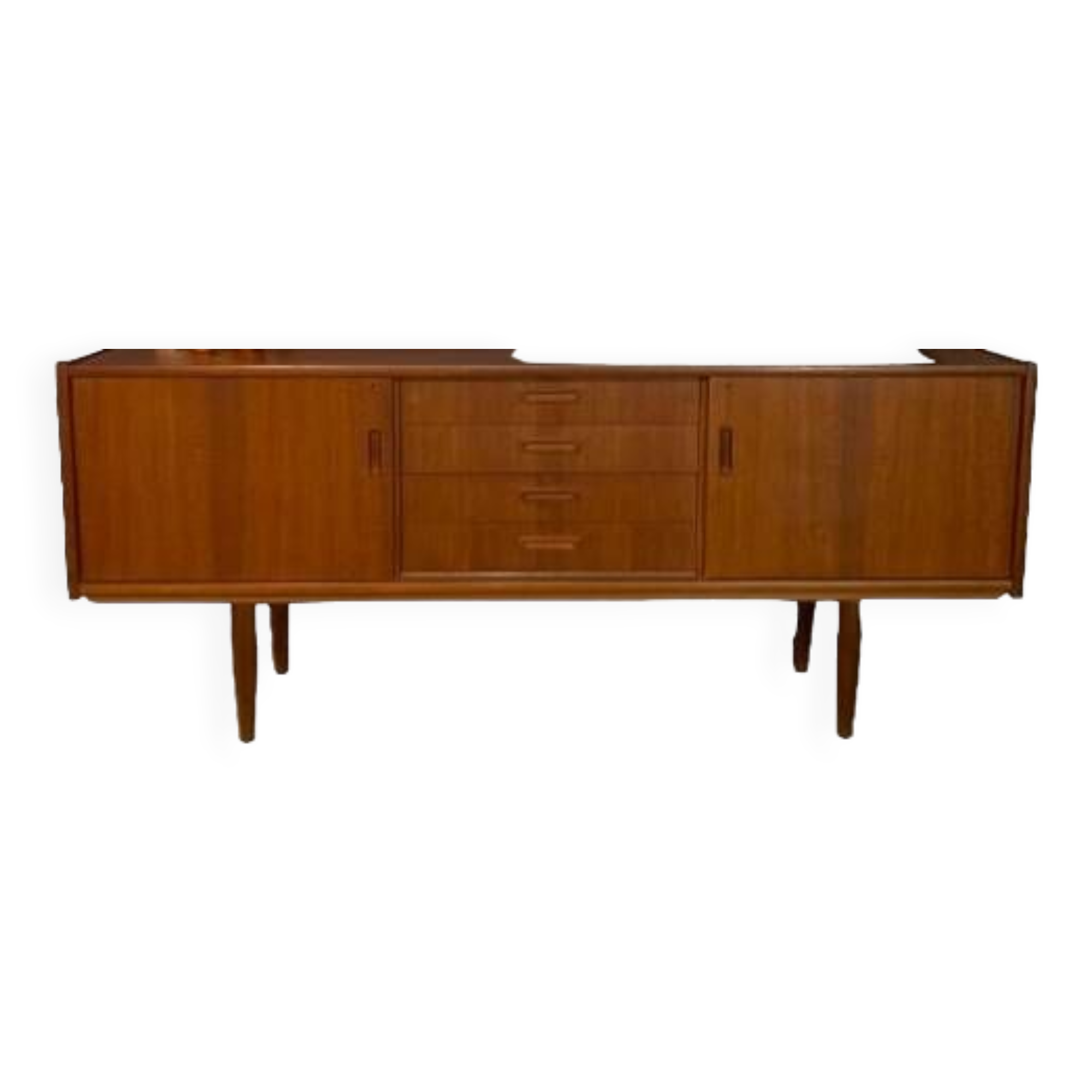 Vintage Scandinavian sideboard, vintage teak sideboard