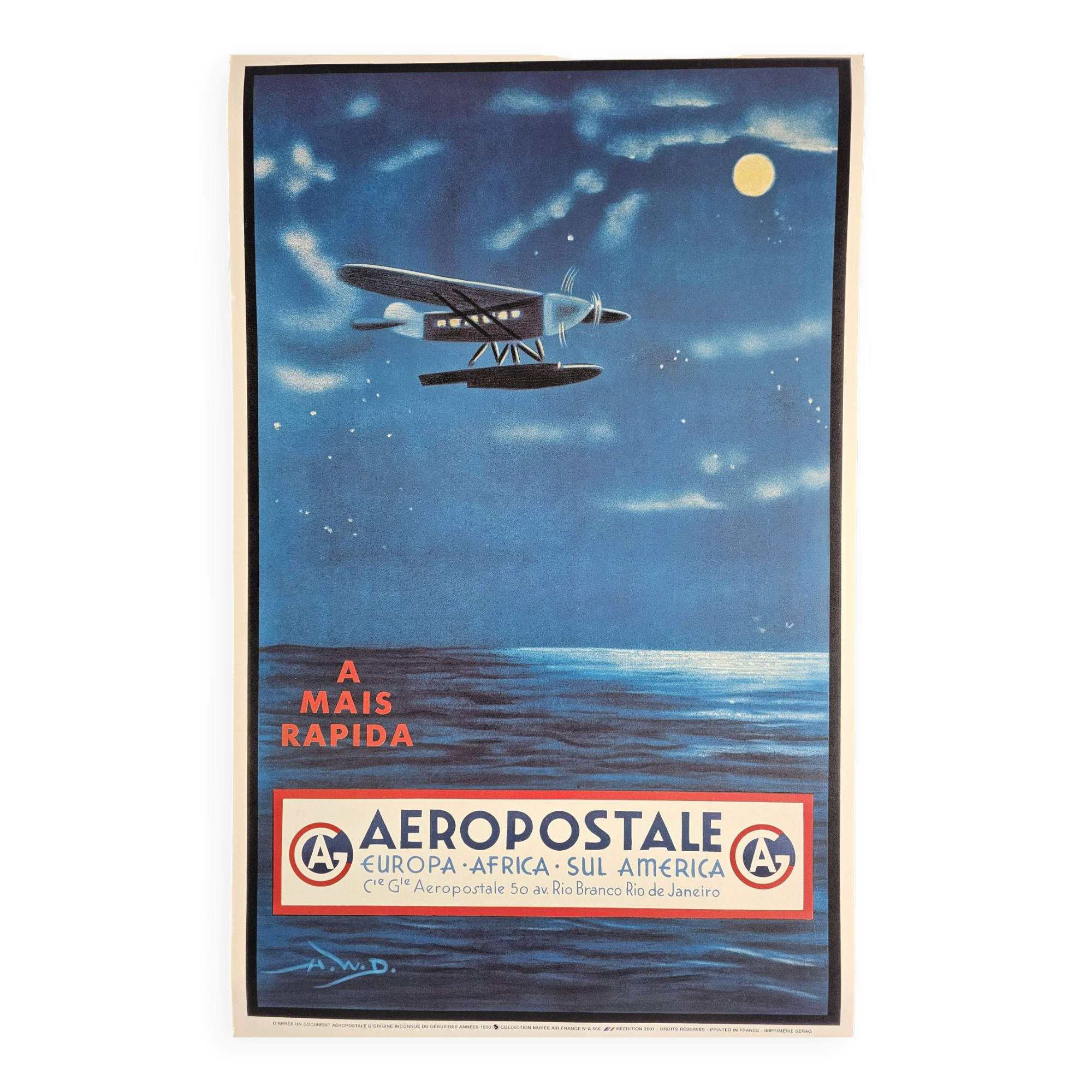 Air france poster - aeropostale