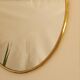 Miroir mural rond en laiton - fait main