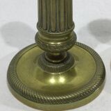 Pair of bronze candlesticks