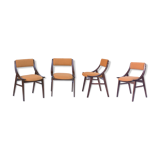 Ensemble de 4 chaises retapissées