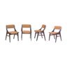 Ensemble de 4 chaises retapissées