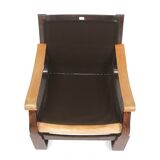 Scandinavian Nelo leather armchair, Norway, 1980