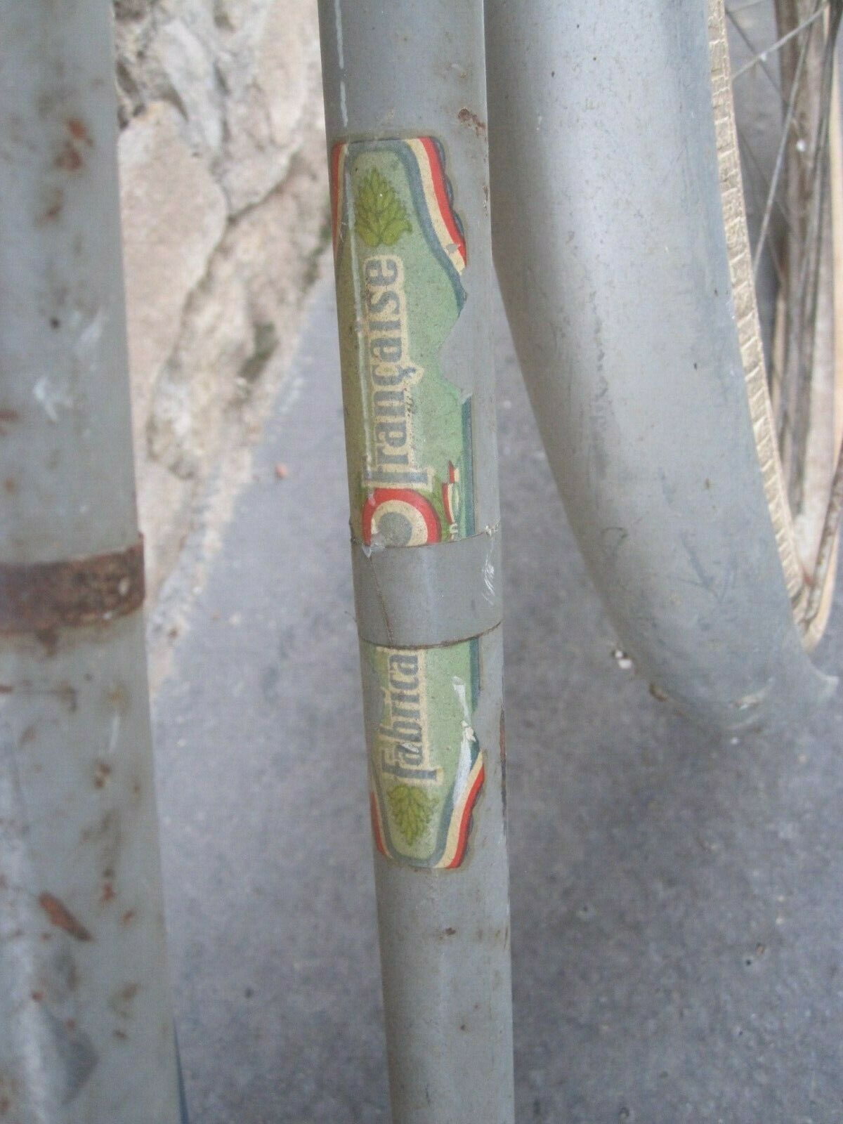 Old French-made carrier bike