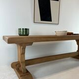 Monastery table 250 cm in solid elm