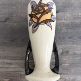 Art Deco Vase AMC Wasmuël - Crackled Ceramic