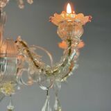 Lustre Rezzonico en verre de Murano, 6 bras de lumière, Venise