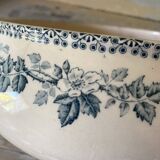 Iron earth salad bowl, old "Guadeloupe" soup tureen