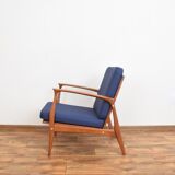 Danish cherrywood lounge chair