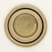 Vintage stoneware serving plates from the 70s