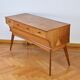 Midcentury Alfred Cox console in walnut, modern, danish style, vintage, scandinavian