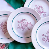 Set de 4 assiettes plates