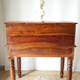 Happiness of the day in solid walnut 20th century