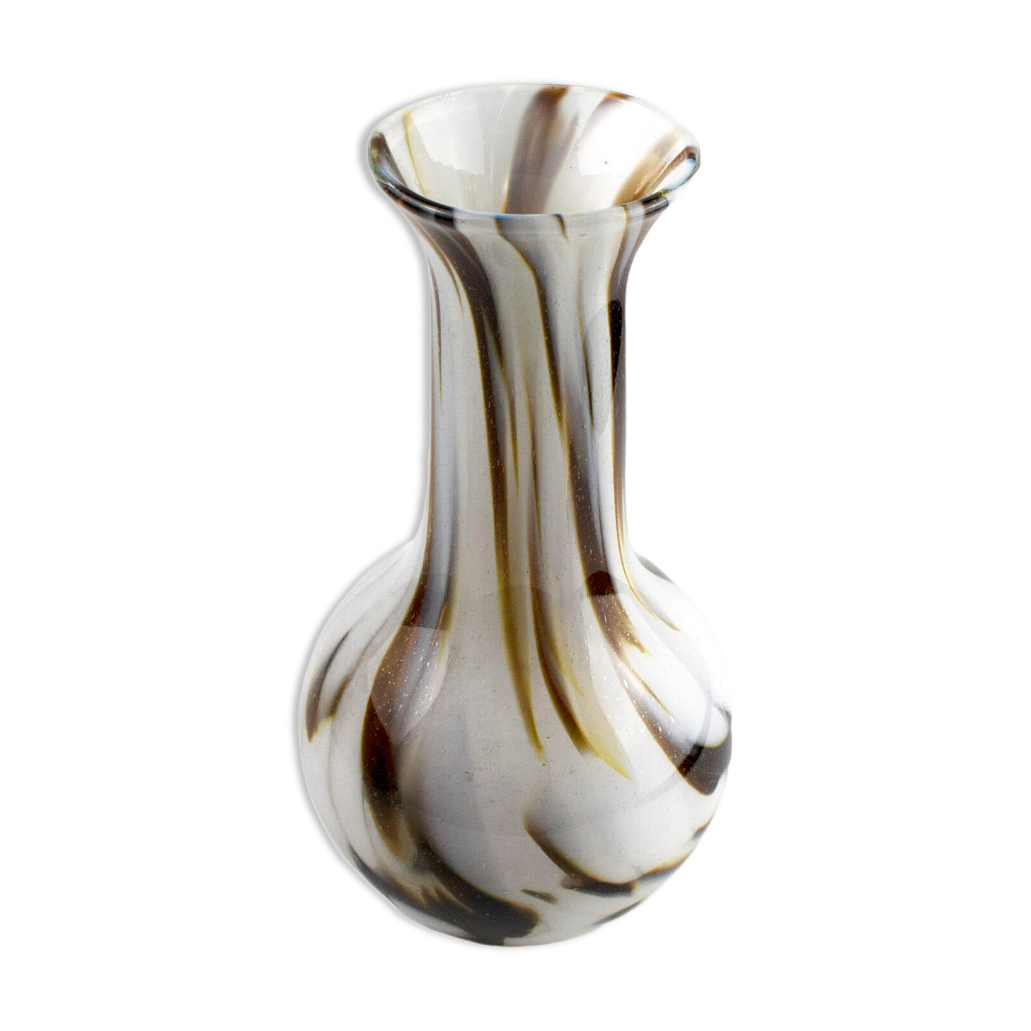 Murano Glass Vase by Carlo Moretti for Opaline Florence 1970s