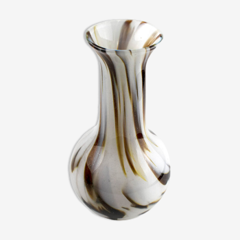 Vase en verre de Murano par Carlo Moretti pour Opaline Florence années 1970