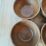 Set of 3 small vintage stoneware bowls from Digoin.
