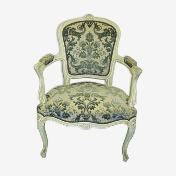 Fauteuil vintage de style Louis XV