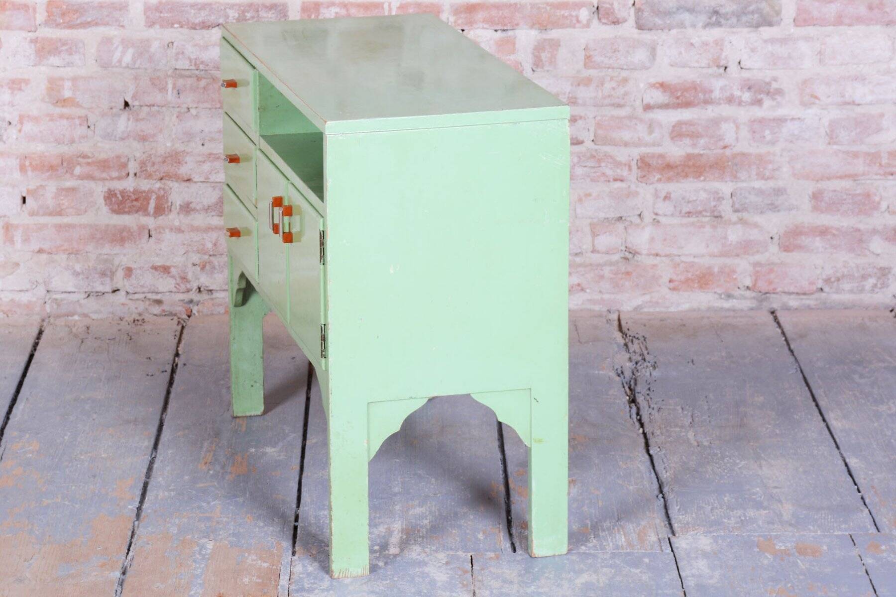 Art Deco Small Cabinet in Spruce, Czech, 1920s