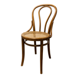 Curved wooden chair manual canning 1900