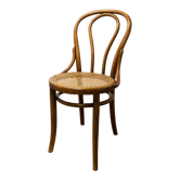 Chaise bois courbé cannage manuel 1900