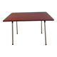 Red formica table