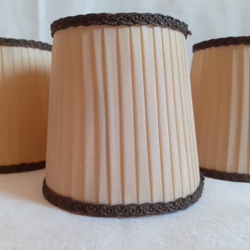 Pair of two-armed wall lights in gilded bronze, Louis XV style, by Lucien Gau.