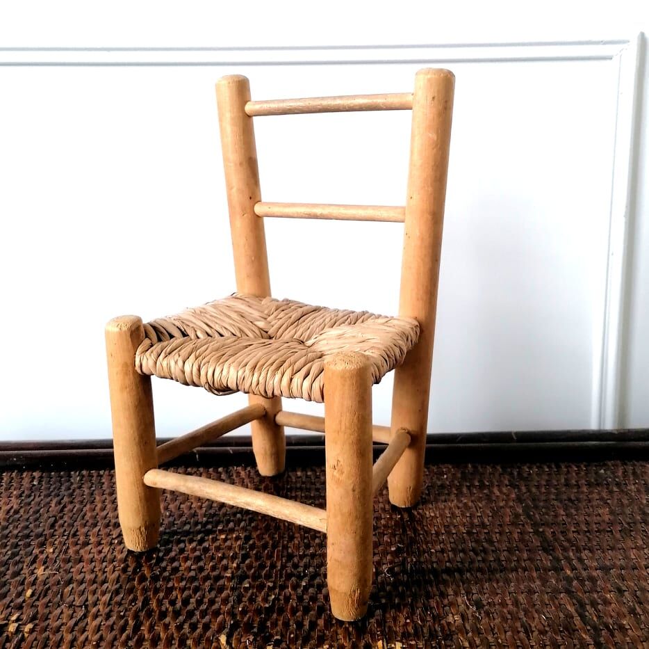 Three miniature chairs